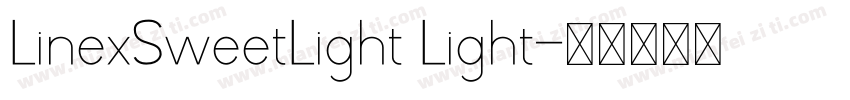LinexSweetLight Light字体转换
